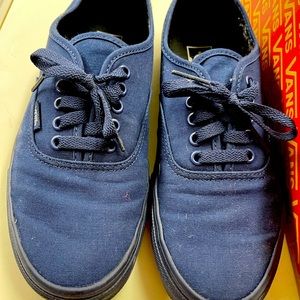 Vans Dress Blues/ Black size 8